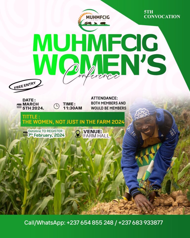 MUHMFCIG's women's conference flyer