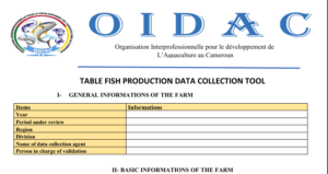 MUHMFCIG-MUHMFCOOP Data Collection Tools for Improved Farm Management